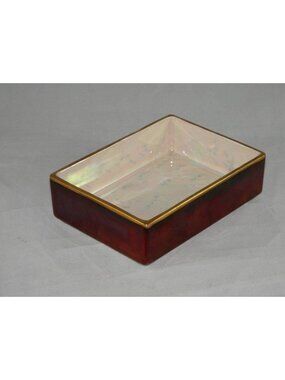 Vintage Carlton Ware Rouge Royale Cigarette Box Base only NO LID